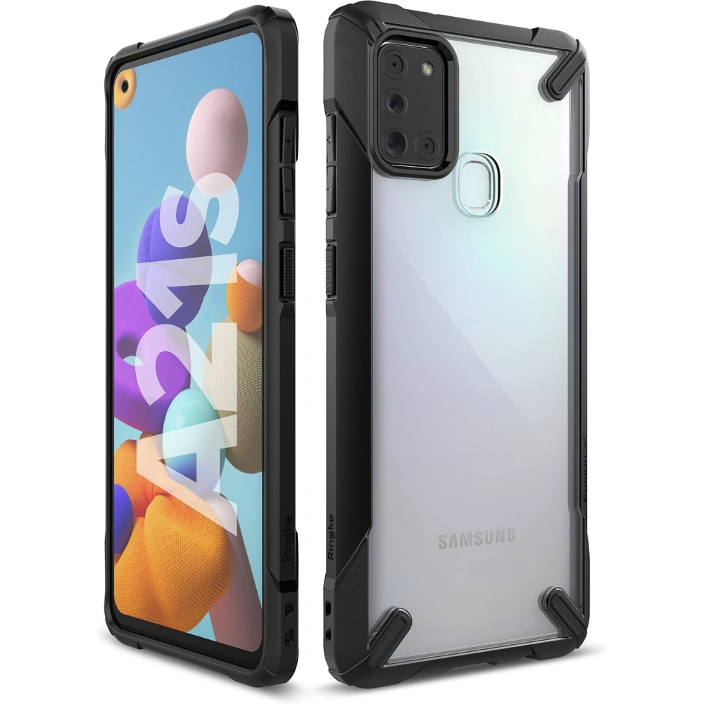 Hurtownia GSM - Etui Ringke Fusion-X Samsung Galaxy A21s černé - RGK1211BLK - {ean13} - Hurt