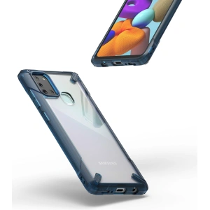 Wholesale Ringke Fusion-X Samsung Galaxy A21s Space Blue - RGK1212BLU - {ean13} - Hurt