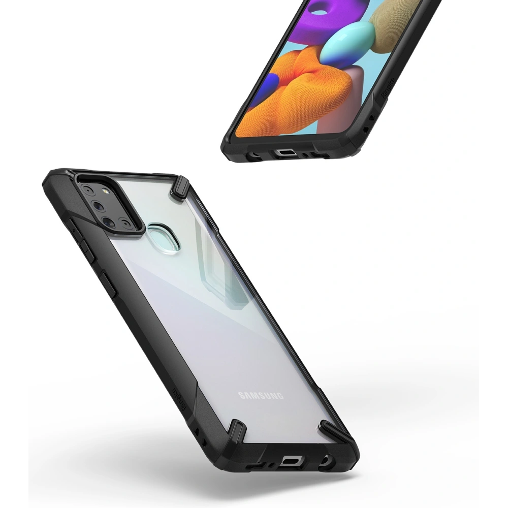 Hurtownia GSM - Etui Ringke Fusion-X Samsung Galaxy A21s černé - RGK1211BLK - {ean13} - Hurt