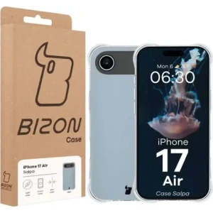 Elastyczne etui Bizon Case Salpa do Apple iPhone 17 Air przezroczyste