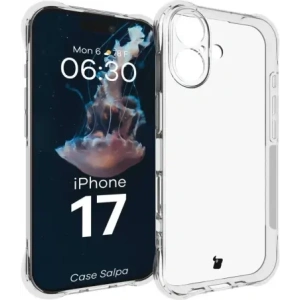 Elastyczne etui Bizon Case Salpa do Apple iPhone 17 przezroczyste