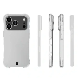 Elastyczne etui Bizon Case Salpa do Apple iPhone 17 Pro przezroczyste