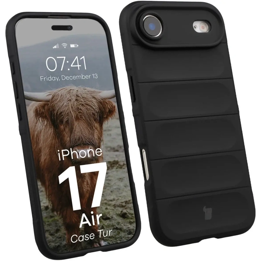 Pancerne etui Bizon Case Tur do Apple iPhone 17 Air czarne
