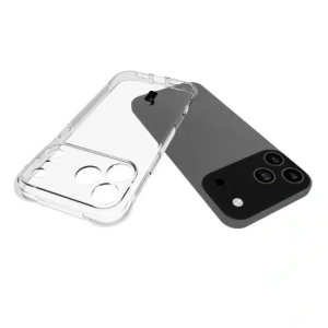 Elastyczne etui Bizon Case Salpa do Apple iPhone 17 Pro Max przezroczyste
