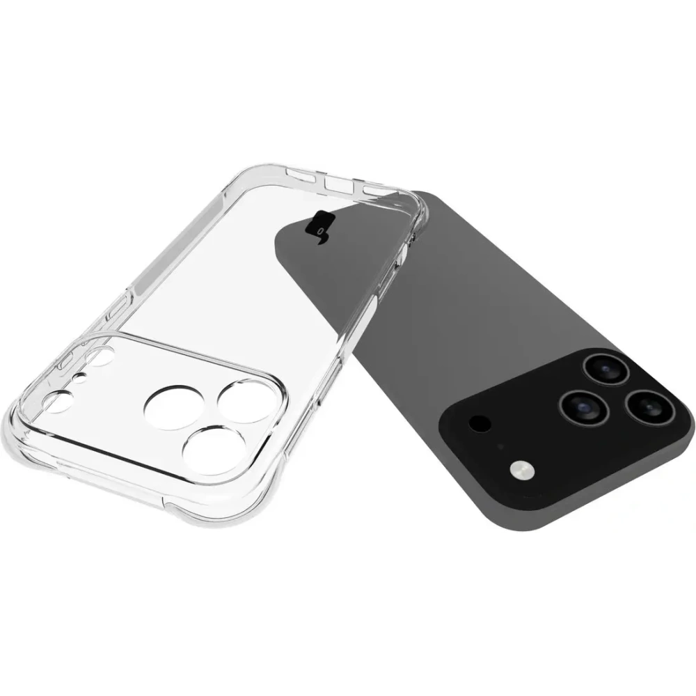 Elastyczne etui Bizon Case Salpa do Apple iPhone 17 Pro Max przezroczyste