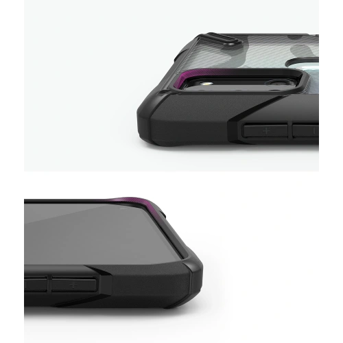 Etui Ringke Fusion-X Samsung Galaxy A21s Camo (Moro) Black