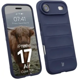 Pancerne etui Bizon Case Tur do Apple iPhone 17 Air granatowe