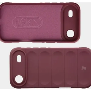 Pancerne etui Bizon Case Tur do Apple iPhone 17 Air burgundowe