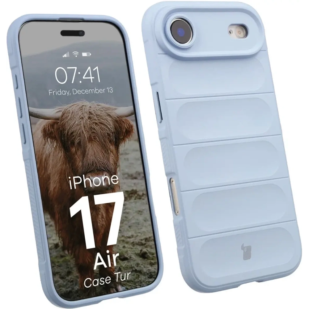 Pancerne etui Bizon Case Tur do Apple iPhone 17 Air jasnoniebieskie