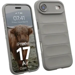 Pancerne etui Bizon Case Tur do Apple iPhone 17 Air jasnoszare