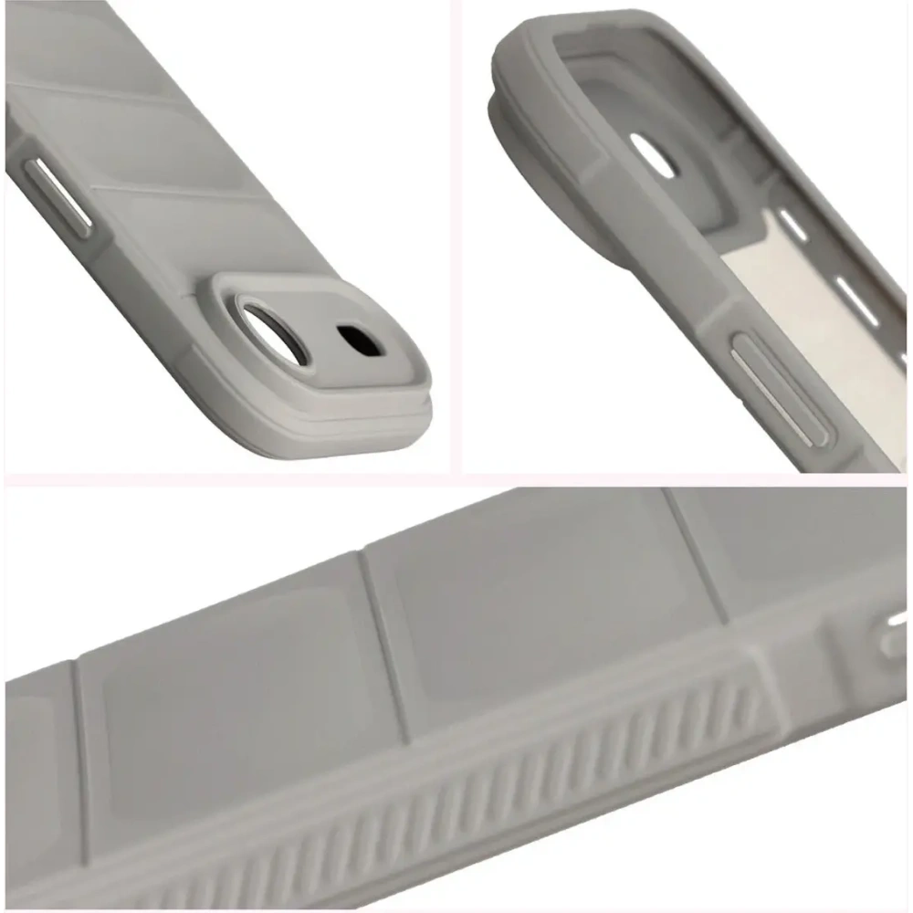 Pancerne etui Bizon Case Tur do Apple iPhone Air jasnoszare