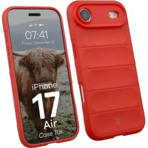 Pancerne etui Bizon Case Tur do Apple iPhone 17 Air czerwone