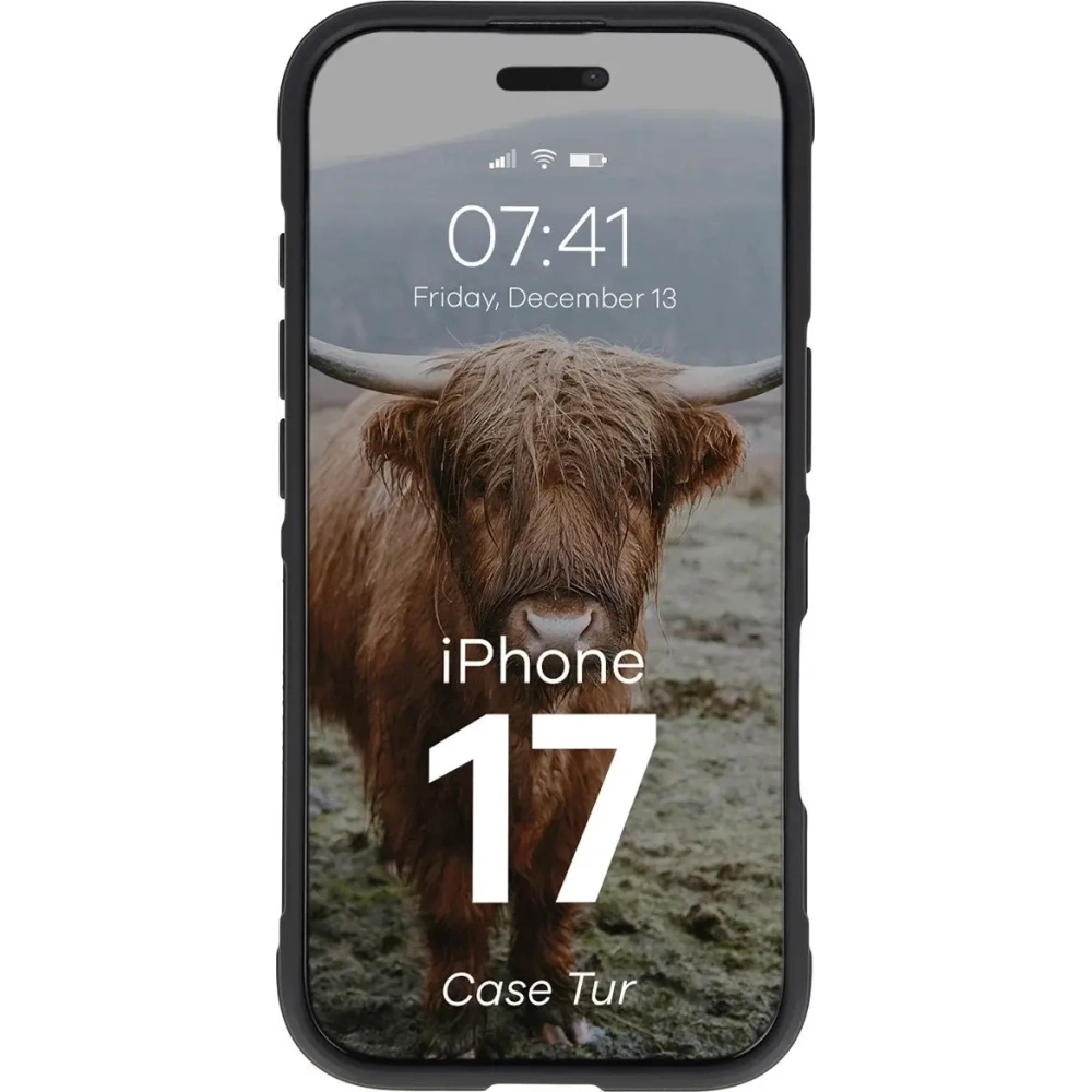 Pancerne etui Bizon Case Tur do Apple iPhone 17 czarne