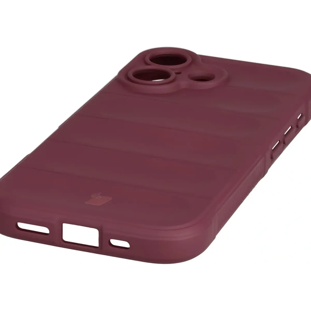 Pancerne etui Bizon Case Tur do Apple iPhone 17 burgundowe