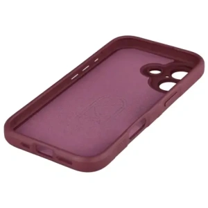Pancerne etui Bizon Case Tur do Apple iPhone 17 burgundowe