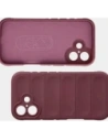 Pancerne etui Bizon Case Tur do Apple iPhone 17 burgundowe