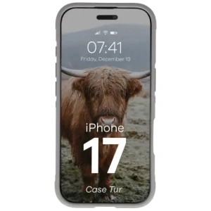 Pancerne etui Bizon Case Tur do Apple iPhone 17 jasnoszare