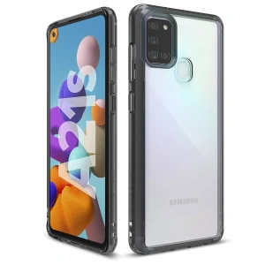 Wholesale Ringke Fusion Samsung Galaxy A21s Smoke Black - RGK1210SM - {ean13} - Hurt