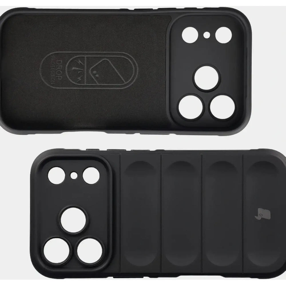 Pancerne etui Bizon Case Tur do Apple iPhone 17 Pro czarne