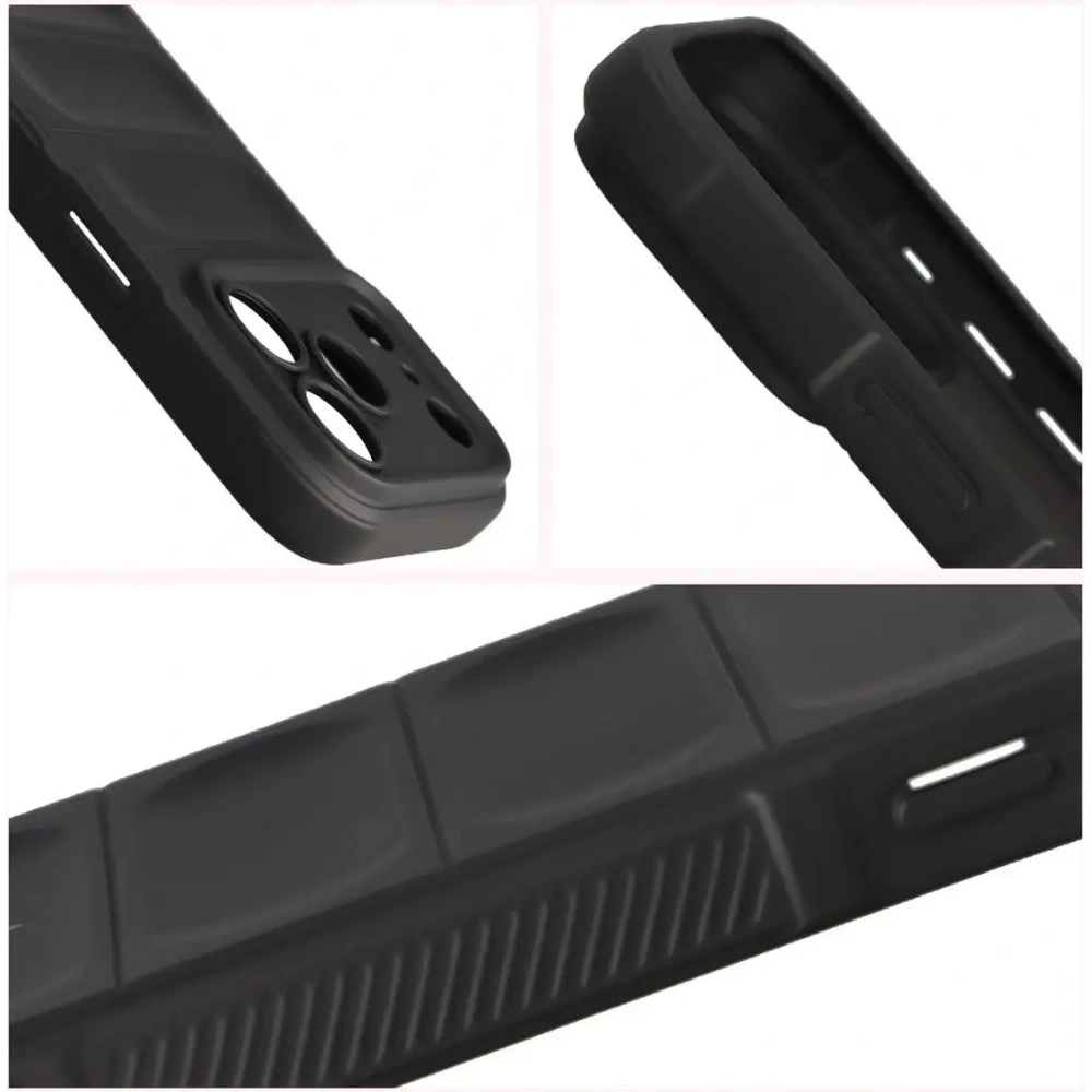 Pancerne etui Bizon Case Tur do Apple iPhone 17 Pro czarne