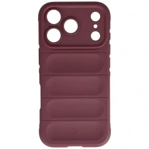 Pancerne etui Bizon Case Tur do Apple iPhone 17 Pro burgundowe