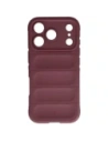 Pancerne etui Bizon Case Tur do Apple iPhone 17 Pro burgundowe
