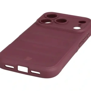 Pancerne etui Bizon Case Tur do Apple iPhone 17 Pro burgundowe