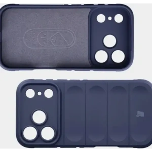 Pancerne etui Bizon Case Tur do Apple iPhone 17 Pro granatowe