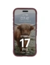 Pancerne etui Bizon Case Tur do Apple iPhone 17 Pro burgundowe