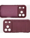 Pancerne etui Bizon Case Tur do Apple iPhone 17 Pro burgundowe