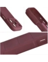 Pancerne etui Bizon Case Tur do Apple iPhone 17 Pro burgundowe