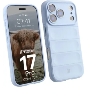 Pancerne etui Bizon Case Tur do Apple iPhone 17 Pro jasnoniebieskie