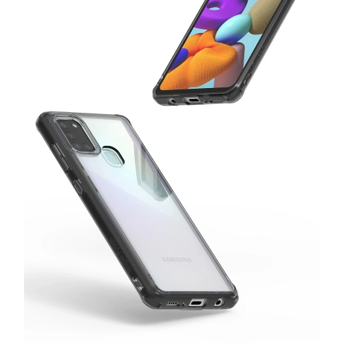 Etui Ringke Fusion Samsung Galaxy A21s Smoke Black