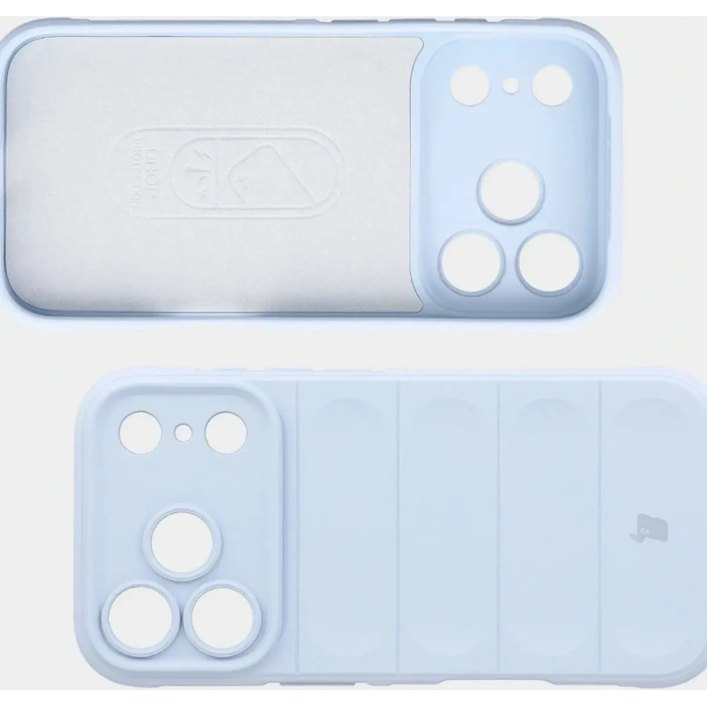 Pancerne etui Bizon Case Tur do Apple iPhone 17 Pro jasnoniebieskie