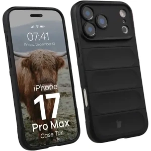 Pancerne etui Bizon Case Tur do Apple iPhone 17 Pro Max czarne