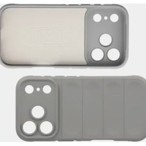 Pancerne etui Bizon Case Tur do Apple iPhone 17 Pro jasnoszare