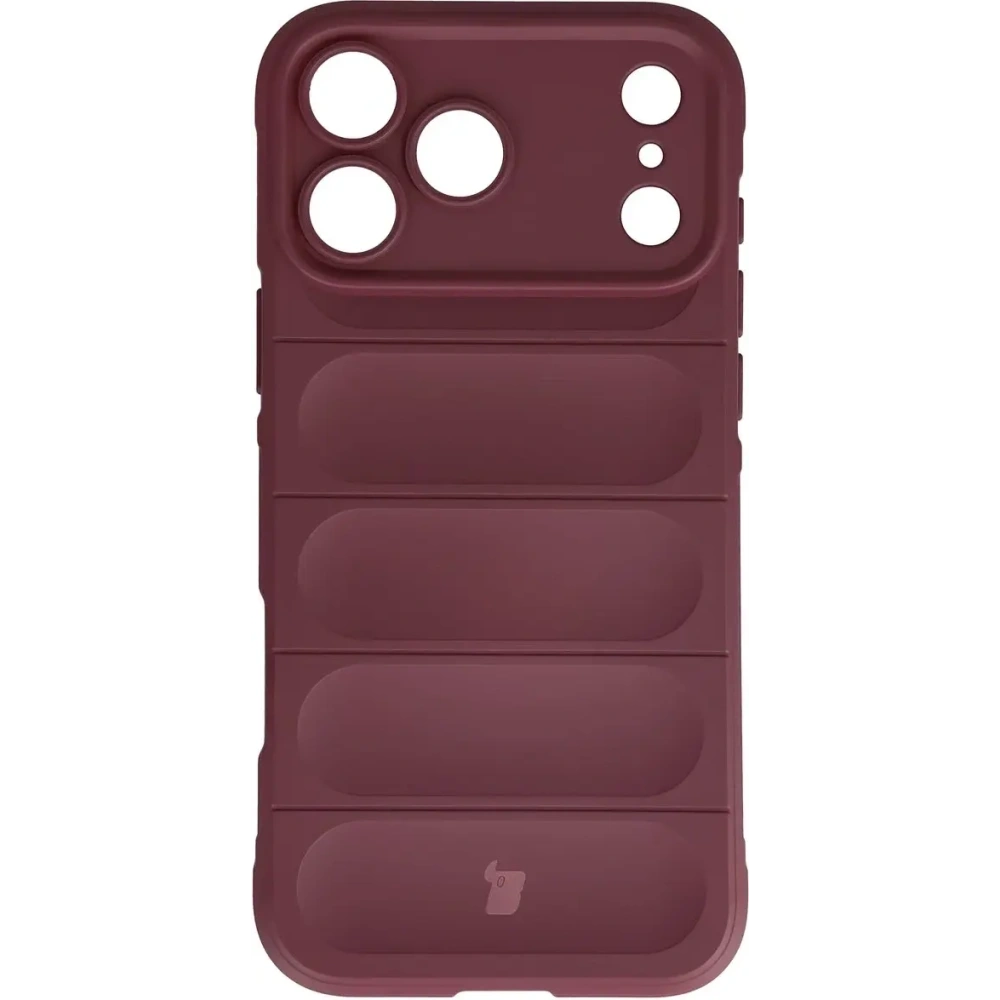 Pancerne etui Bizon Case Tur do Apple iPhone 17 Pro Max burgundowe
