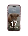 Pancerne etui Bizon Case Tur do Apple iPhone 17 Pro Max burgundowe