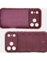 Pancerne etui Bizon Case Tur do Apple iPhone 17 Pro Max burgundowe