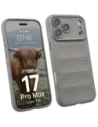 Pancerne etui Bizon Case Tur do Apple iPhone 17 Pro Max jasnoszare