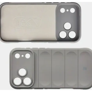 Pancerne etui Bizon Case Tur do Apple iPhone 17 Pro Max jasnoszare