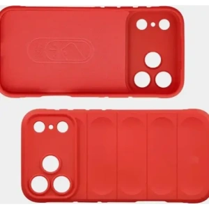Pancerne etui Bizon Case Tur do Apple iPhone 17 Pro Max czerwone