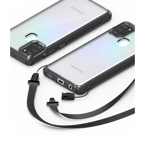 Etui Ringke Fusion Samsung Galaxy A21s Smoke Black