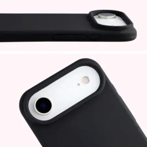 Silikonowe etui Bizon Soft Case do Apple iPhone 17 Air czarne