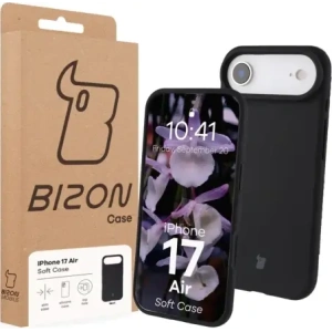Silikonowe etui Bizon Soft Case do Apple iPhone 17 Air czarne