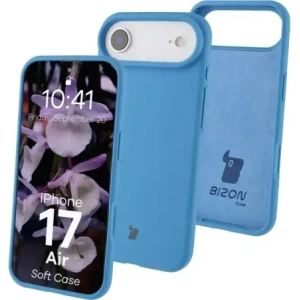 Silikonowe etui Bizon Soft Case do Apple iPhone 17 Air niebieskie