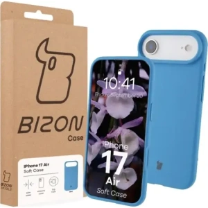 Silikonowe etui Bizon Soft Case do Apple iPhone 17 Air niebieskie
