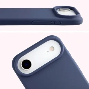 Silikonowe etui Bizon Soft Case do Apple iPhone 17 Air ciemnoniebieskie