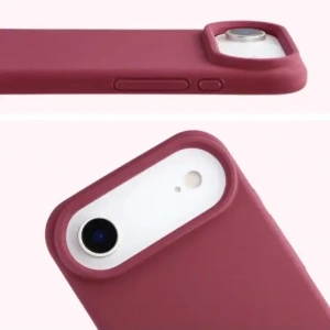 Silikonowe etui Bizon Soft Case do Apple iPhone 17 Air ciemnofioletowe