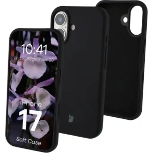Silikonowe etui Bizon Soft Case do Apple iPhone 17 czarne